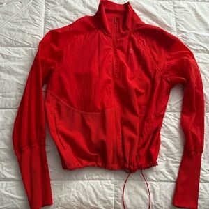 Red Lululemon windbreaker jacket SM
